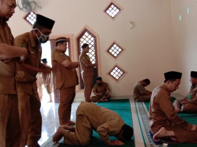 Kakan Kemenag Langkat Ajak Pejabat Dan Staf Laksanakan Sholat Dhuha