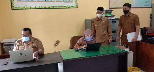 You are currently viewing Kakan Kemenag Langkat  Tinjau Ujian Dinas Dan UPKP Tingkat III