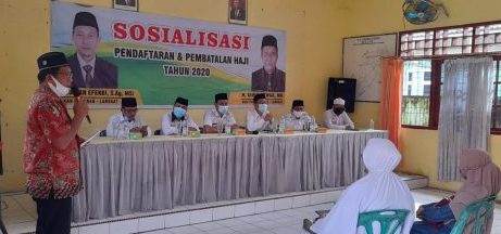 You are currently viewing Kemenag Langkat Adakan Sosialisasi Pendaftaran Dan Pembatalan Keberangkat Haji Tahun 2020