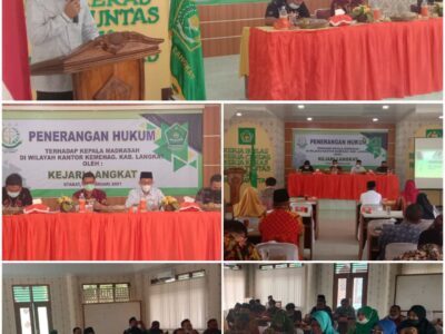 Kemenag Langkat Bekerja  Sama Dengan Kejaksaan Negeri Langkat Adakan “Penerangan Hukum”