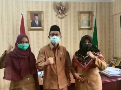 Kakan Kemenag Langkat Terima Baik Audiensi Penulis Akmi Tingkat Nasional Asal MTsN 4 Langkat