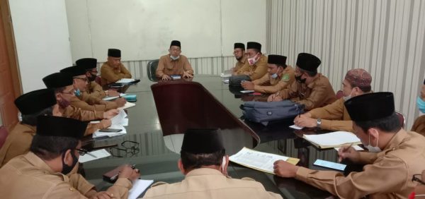 You are currently viewing Kakan Kemenag Langkat Adakan Rapat Koordinasi Dengan Para Ka KUA Kecamatan