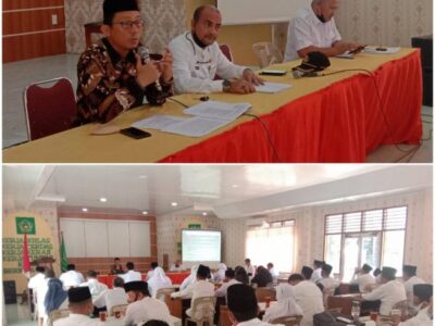 Kemenag Langkat Gelar Rapat Program Zona Integritas Menuju WBK Dan WBBM