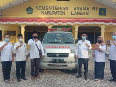 Kemenag Langkat Terima Audiensi Pendiri Layanan Ambulance Gratis