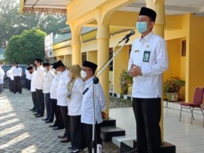 Kakan Kemenag Langkat Pimpin Apel Gabungan