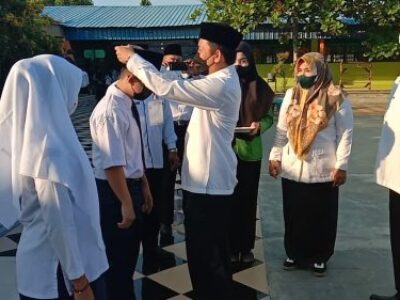 Kakan Kemenag Langkat Resmikan dan Tinjau ANBK di MTSN 1 Langkat