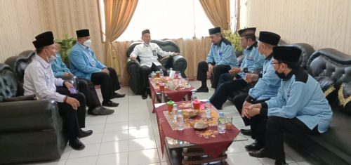 You are currently viewing Kakan Kemenag Langkat Terima Kunjungan Dirnas LPPTKA DPP BKPRMI