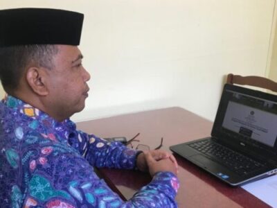 Penyelenggara Zakat Wakaf Wakili Kakan Kemenag Langkat Menyaksikan Penandatanganan Nota Kesepahaman Sertifikasi Tanah Wakaf