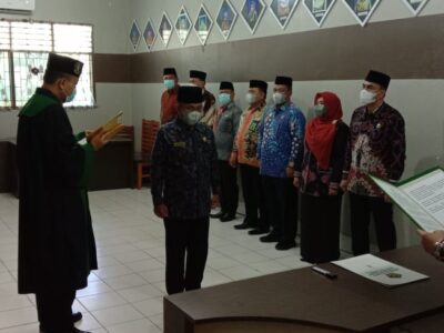 Kakan Kemenag Langkat Lantik Pejabat Fungsional Penghulu Muda : ini Adalah Amanah