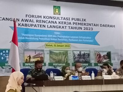 Kemenag Langkat Ikuti Forum Konsultasi Publik Rancangan Awal RKPD Kab. Langkat 2023