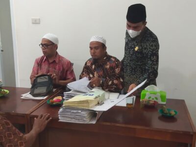 Plt. Kasi Bimas Islam Kemenag Langkat Lakukan Monev dan Supervisi pada KUA Kec. Batang Serangan