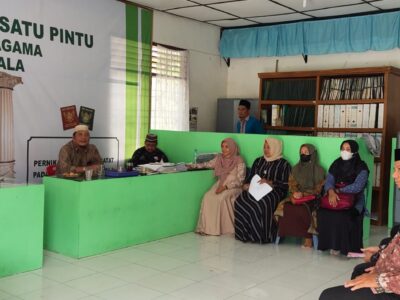 Tiga KUA Wilayah Langkat Hulu Terima Kunjungan Tim Monev Kemenag Langkat