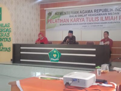 Pelatihan KTI Bagi Penghulu dan Penyuluh Agama Islam Kemenag Langkat Resmi Ditutup