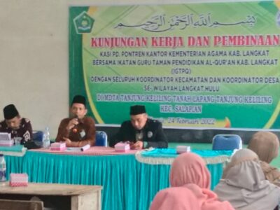 Kasi PD Pontren Kemenag Langkat Gelar Pembinaan IGTPQ Wilayah Langkat Hulu