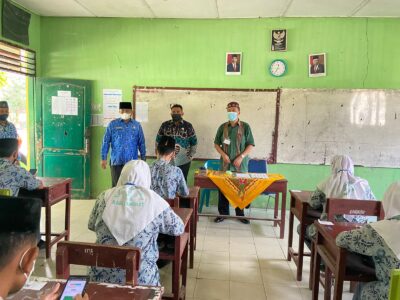 Hari ke 4 UM, Kabid Penmad Kanwil Kemenagsu Monitoring Pelaksanaan UM di MAN 3 Langkat