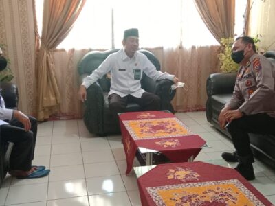 Kakan Kemenag Langkat Terima Kunjungan Koordinasi Kasubbag Bin Ops Polres Langkat