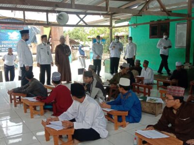 Kakan Kemenag Langkat Dampingi Kabid PAKIS Kemenagsu Monitoring Ujian Ulya PKPPS di Ponpes Al Fatah Salafiyah