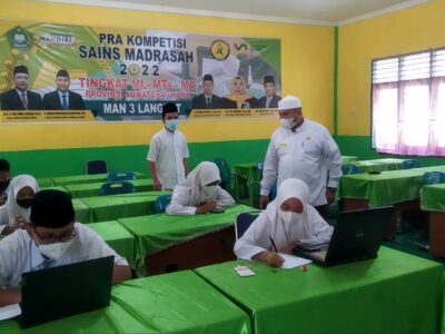 Siswa MAN 3 Langkat Ikuti Pra Kompetisi Sains Madrasah (KSM) POSI Tingkat MA Se-Sumut