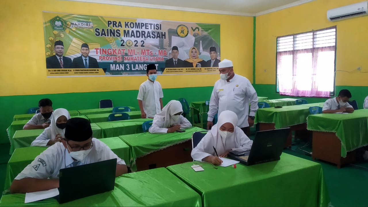 You are currently viewing Siswa MAN 3 Langkat Ikuti Pra Kompetisi Sains Madrasah (KSM) POSI Tingkat MA Se-Sumut