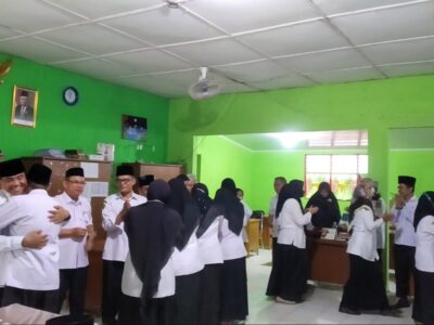 Momentum Suasana Hari Raya Idul Fitri 1443 H, MAN 3 Langkat Gelar Halal Bi Halal