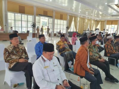 Kasi PHU wakili Kakan Kemenag Langkat Hadiri Pelantikan PPIH Embarkasi Haji Medan 1443 H