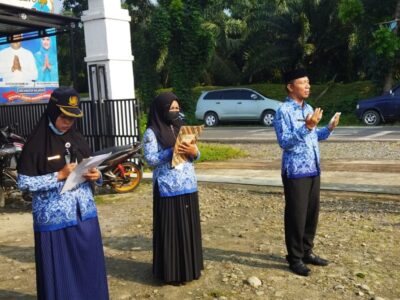 Ka. KUA Salapian Hadiri dan Pembaca Doa Harkitnas Ke-114 Tingkat Kecamatan