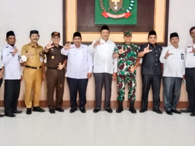 Hari Pertama Emban Tugas, Kakan Kemenag Langkat Langsung Audiensi dengan Plt. Bupati Langkat