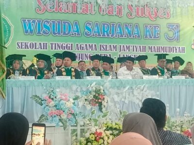 Kakan Kemenag Langkat Hadiri Wisuda Ke 31 STAI JM Tanjung Pura