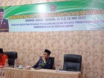 Kasi PAIS Hadiri Giat Evaluasi Pelaksanaan Ujian PAI TK, SD/SMP Tahun 2022