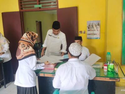 Monev KUA Tanjung Pura oleh Seksi Bimas Islam Kemenag Langkat