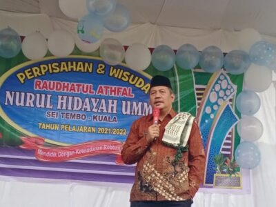 Ka. KUA Kuala Hadiri Wisuda/Perpisahan RA Yaspend Nurul Hidayah Ummi