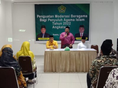 Penguatan Moderasi Beragama Bagi Penyuluh Agama Islam Angkatan I Digelar