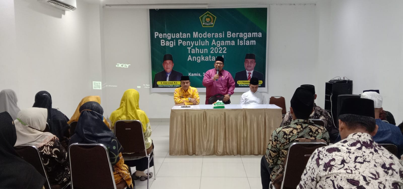 You are currently viewing Penguatan Moderasi Beragama Bagi Penyuluh Agama Islam Angkatan I Digelar