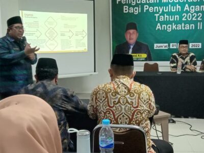 Sukseskan Prog. Prioritas, Kemenag Langkat Gelar Penguatan Moderasi Beragama Bagi Penyuluh Agama Islam