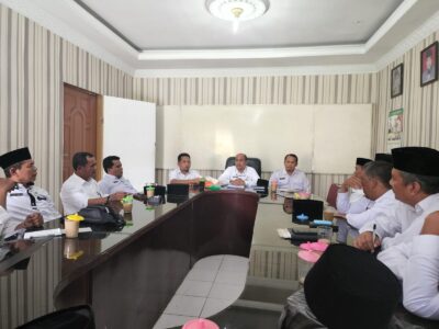 Plt. Bimas Islam Kantor Kemenag Langkat Pimpin Rapat Koordinasi KUA Kecamatan