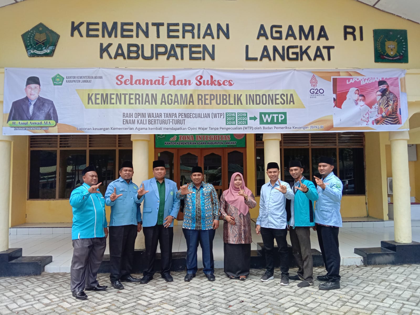 You are currently viewing Terima Kunjungan BKPRMI Langkat, Kakan Kemenag Langkat Ajak Bersinergi Penguatan Moderasi Beragama dan Sosialisasikan SE Menag No 10 Tahun 2022