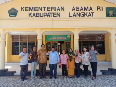 Kakan Kemenag Langkat Terima Audiensi  Aliansi Sumut Bersatu (ASB)