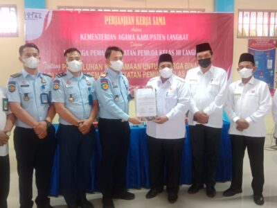 Kemenag Langkat Jalin Kerjasama Penyuluhan Agama Dengan Lapas Pemuda Langkat