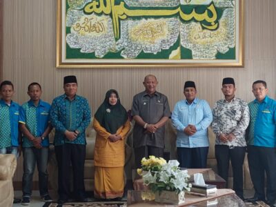 Kakan Kemenag Langkat Audiensi Dengan Plt Bupati Langkat Bahas Turnamen Futsal