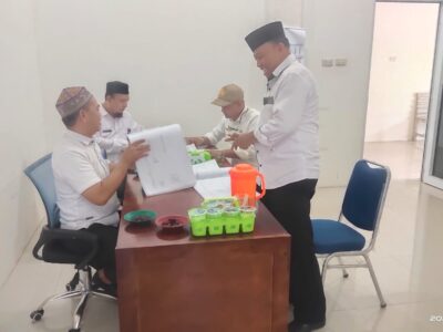 Seksi Bimas Islam Kemenag Langkat Lakukan Monev dan Supervisi KUA Besitang