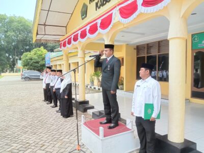 Gugah Semangat Kemerdekaan, Kemenag Langkat Gelar Upacara HUT RI ke 77