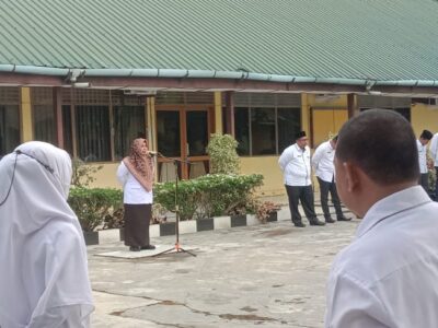 Kasi Penmad Jadi Pembina Apel Pagi, Ini yang Disampaikan