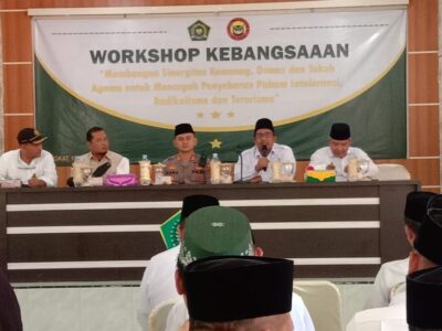 Cegah Aksi Radikalisme dan Terorisme, Kemenag Langkat Bekerjasama Dengan Densus 88  Polri Gelar Workshop Wawasan Kebangsaan