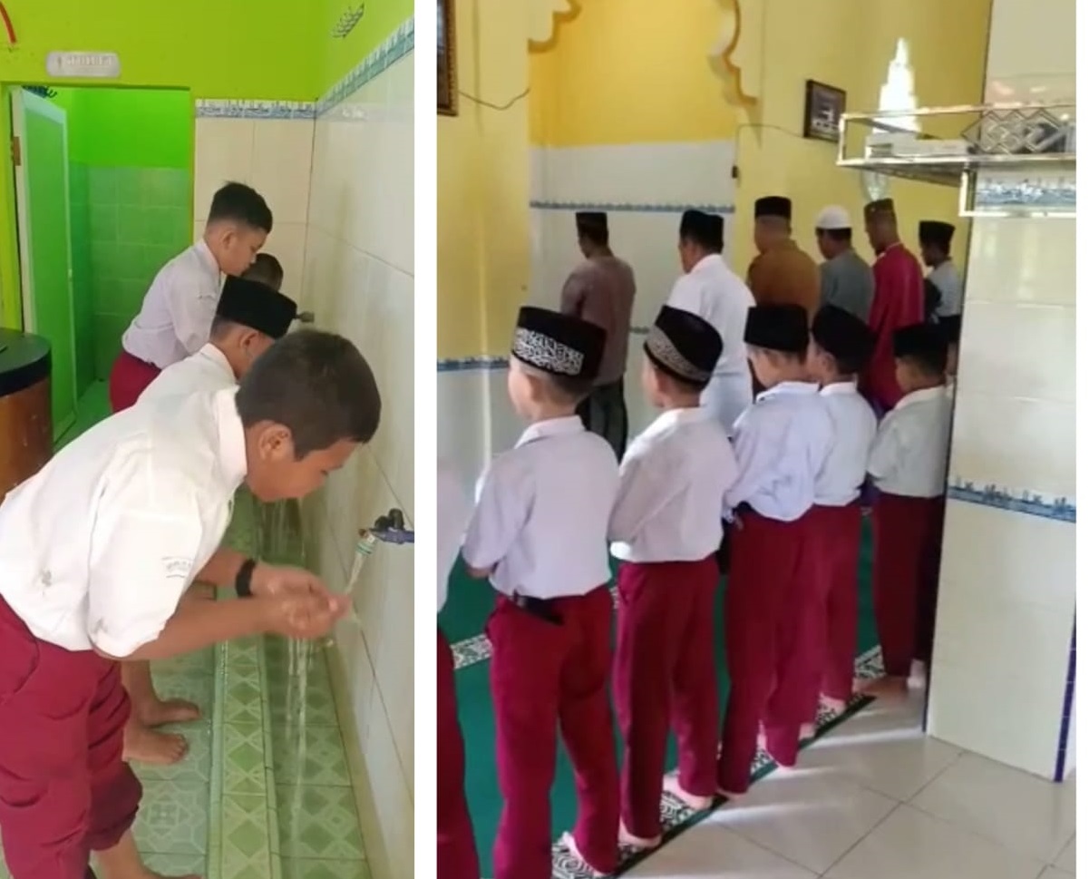 You are currently viewing Kepala MIN 1 Langkat : Shalat Dzuhur berjamaah, Mendidik Siswa Untuk Menjadi Disiplin