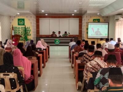 Kemenag Langkat Ikuti Halaqoh Nasional Percepatan Penurunan Stunting Secara Virtual