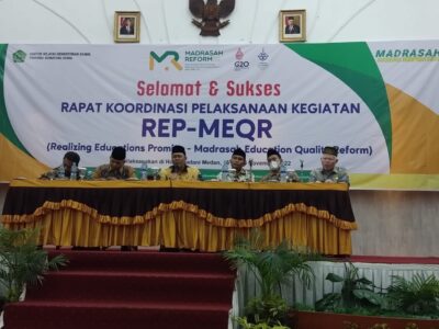 Rakor Pelaksanaan REP-MEQR, Kasi Penmad Hadir pada Pembukaan Resmi