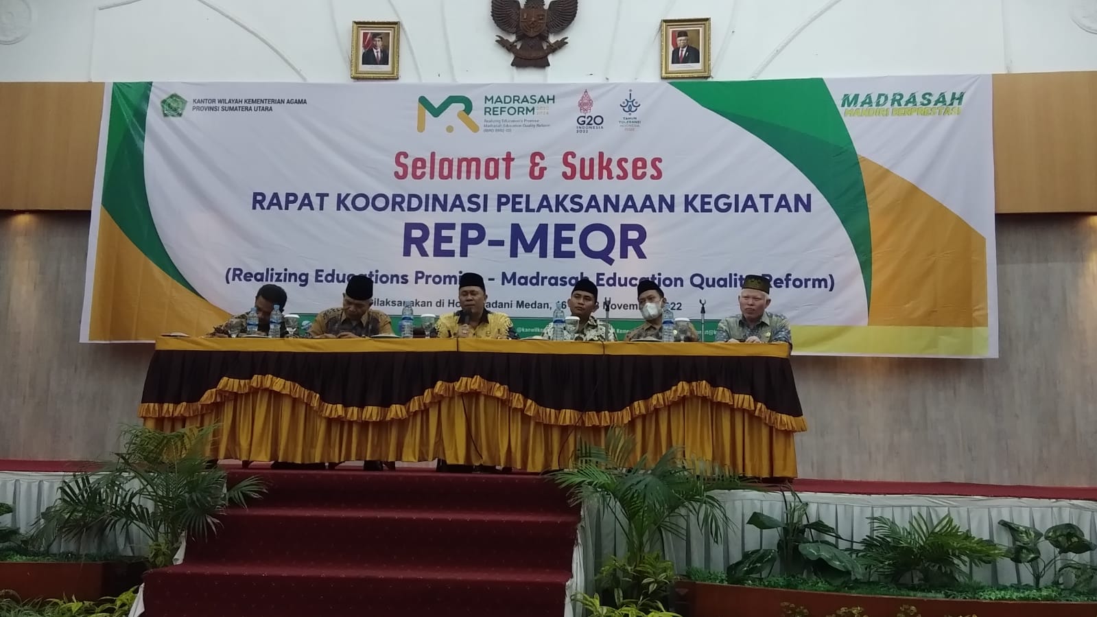 You are currently viewing Rakor Pelaksanaan REP-MEQR, Kasi Penmad Hadir pada Pembukaan Resmi