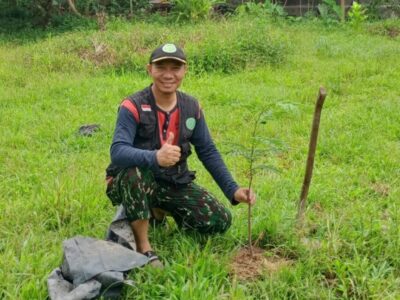 Peringati Hari Menanam Pohon Indonesia, Ka. KUA Salapian Ajak Menanam Pohon