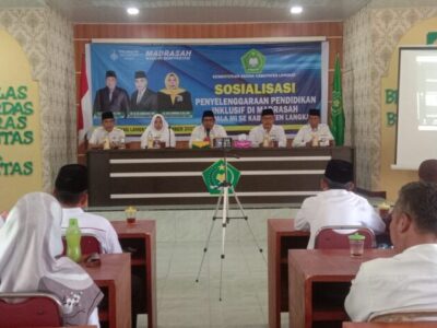 Kemenag Langkat Gelar Sosialisasi Penyelenggaraan Pendidikan Inklusif Madrasah Se-Kabupaten Langkat