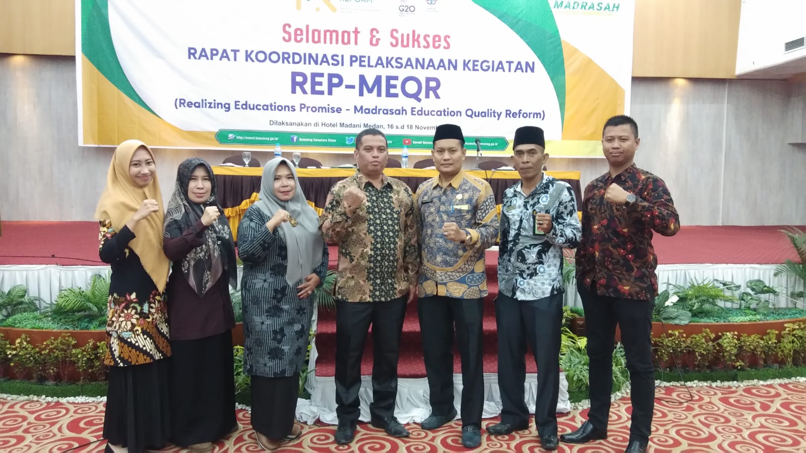 You are currently viewing Kasi Penmad Ketua DCU Kabupaten Langkat Ikuti Rakor REP-MEQR